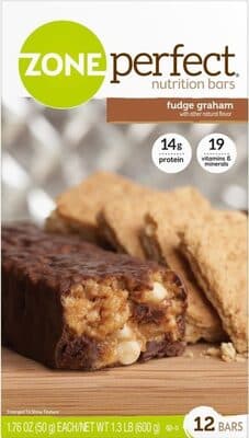ZONE PERFECT, NUTRITION BARS, FUDGE GRAHAM