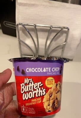 CHOCOLATE CHIP PANCAKE MIX BREAKFAST CUP