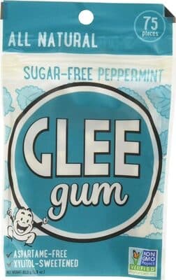 ALL NATURAL SUGAR-FREE REFRESH-MINT GUM, REFRESH-MINT