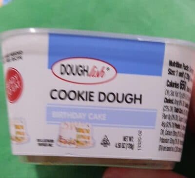 BIRTHDAY CAKE COOKIE DOUGH, BIRTHDAY CAKE
