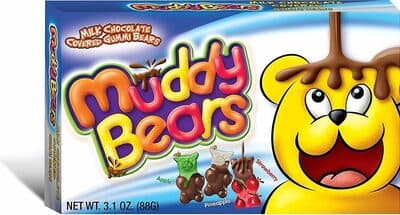 MILK CHOCOLATE COVERED GUMMI BEARS