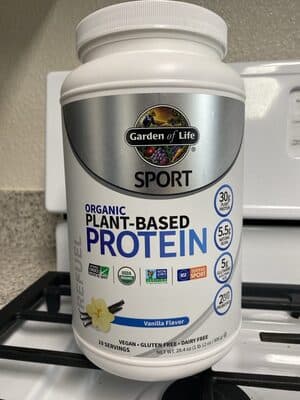 ORGANIC PLANT-BASED PROTEIN 30 G, NATURAL BCAAS 5.5 G, GLUTAMINE & GLUTAMIC ACID 5 G, PROBIOTICS 2 BILLION CFU POWDER, VANILLA, VANILLA