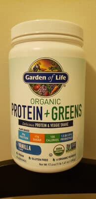ORGANIC PROTEIN + GREENS DELICIOUS PROTEIN & VEGGIE SHAKE