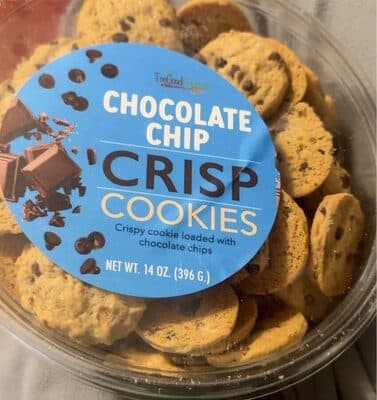 CHOCOLATE CHIP CRISP COOKIES, CHOCOLATE CHIP