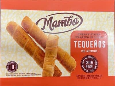 CHEESE STICKS WRAPPED IN DOUGH TEQUENOS, CHEESE