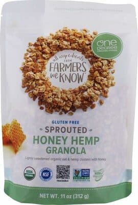 SPROUTED HONEY HEMP GRANOLA, HONEY HEMP