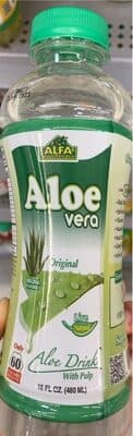 ORIGINAL FLAVOR ALOE VERA WITH PULP ALOE DRINK, ORIGINAL