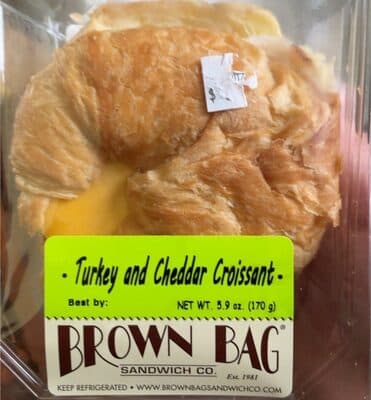 TURKEY AND CHEDDAR CROISSANT, TURKEY AND CHEDDAR