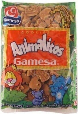 Gamesa Animalitos Cookies Regular 16 Ounce Bag