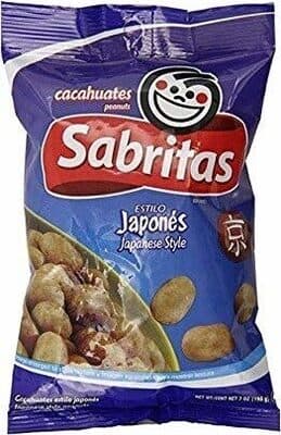 Sabritas Japanese Peanuts 7Oz Plastic Bag