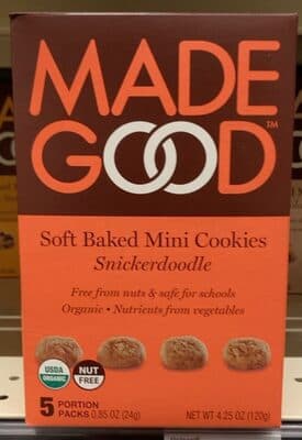 SNICKERDOODLE SOFT BAKED MINI COOKIES, SNICKERDOODLE
