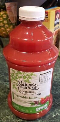 VEGETABLE JUICE FROM CONCENTRATE WITH ADDED INGREDIENTS, VEGETABLE