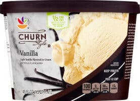 CHURN STYLE LIGHT ICE CREAM
