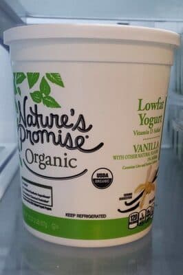VANILLA LOWFAT YOGURT, VANILLA
