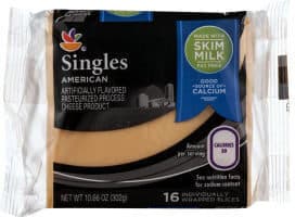 FAT FREE PASTEURIZED PROCESS CHEESE PRODUCT