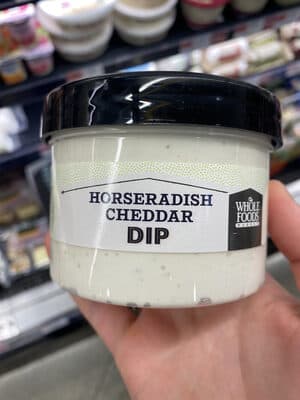 WHOLE FOODS MARKET, HORSERADISH CHEDDAR DIP