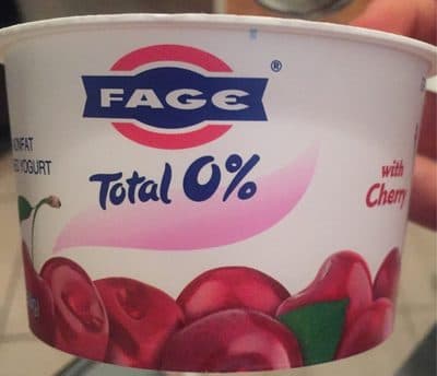 CHERRY TOTAL 0% NONFAT GREEK STRAINED YOGURT, CHERRY