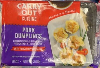 PORK DUMPLINGS WITH PONZU DIPPING SAUCE, PONZU DIPPING SAUCE