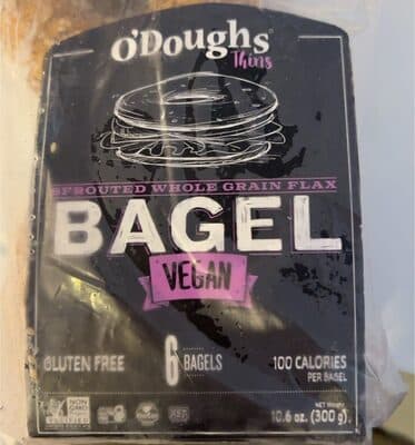 THINS SPROUTED WHOLE GRAIN FLAX VEGAN BAGEL