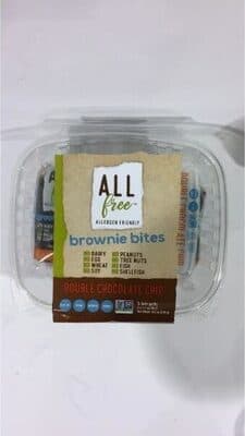 DOUBLE CHOCOLATE CHIP BROWNIE BITES