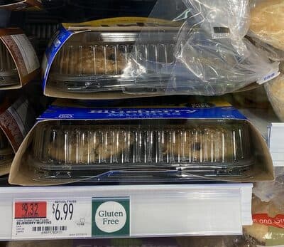 UDI'S, GLUTEN FREE MOIST & TASTY MUFFINS, BLUEBERRY