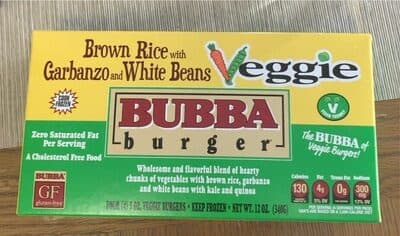 BROWN RICE WITH GARBANZO AND WHITE BEANS VEGGIE BURGERS, BROWN RICE WITH GARBANZO AND WHITE BEANS