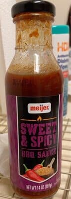 SWEET & SPICY BBQ SAUCE, SWEET & SPICY