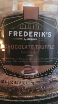 CHOCOLATE TRUFFLE BOMB CAKE, CHOCOLATE TRUFFLE