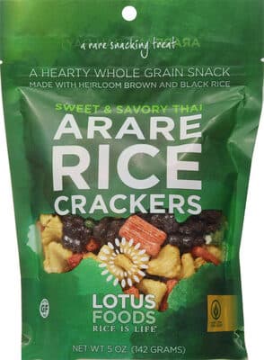SWEET & SAVORY THAI ARARE RICE CRACKERS, SWEET & SAVORY THAI