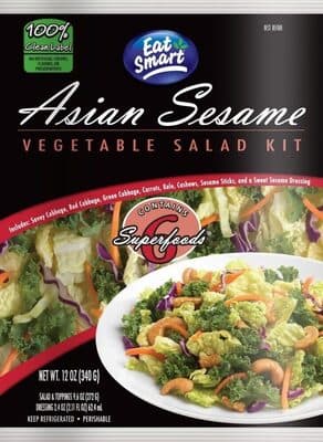 ASIAN SESAME VEGETABLE SALAD KIT, ASIAN SESAME