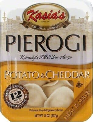 KASIA'S, POTATO & CHEDDAR PIEROGI