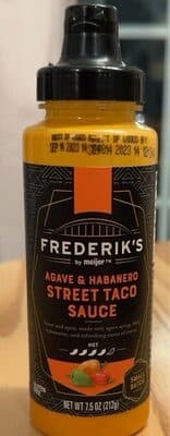 AGAVE & HABANERO STREET TACO SAUCE, AGAVE & HABANERO