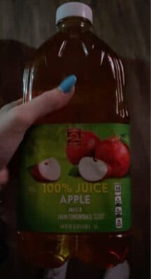 100% APPLE JUICE, APPLE