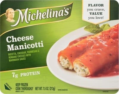 CHEESE MANICOTTI