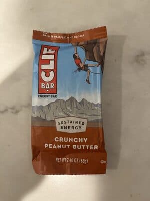 CRUNCHY PEANUT BUTTER ENERGY BAR, CRUNCHY PEANUT BUTTER