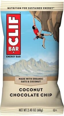 CLIF BAR, ENERGY BAR, COCONUT CHOCOLATE CHIP