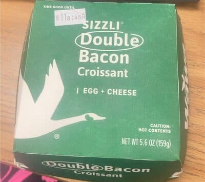 SIZZLI BACON DOUBLE CROISSANT, SIZZLI BACON