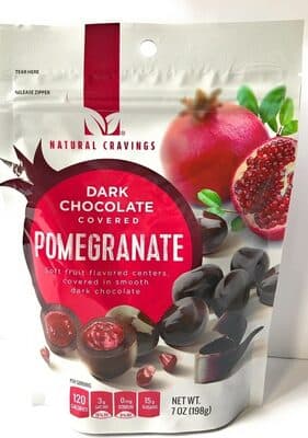 DARK CHOCOLATE COVERED POMEGRANATE