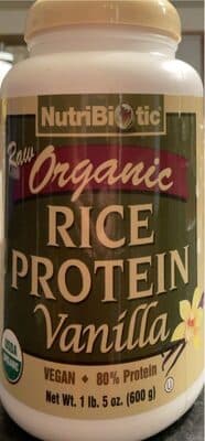 RAW ORGANIC RICE PROTEIN