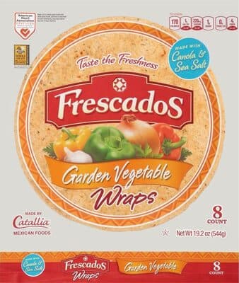 GARDEN VEGETABLE WRAPS