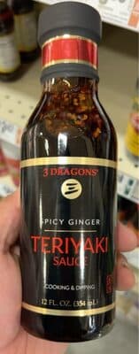 SPICY GINGER TERIYAKI SAUCE, SPICY GINGER TERIYAKI