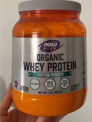UNFLAVORED ORGANIC WHEY PROTEIN POWDER, UNFLAVORED