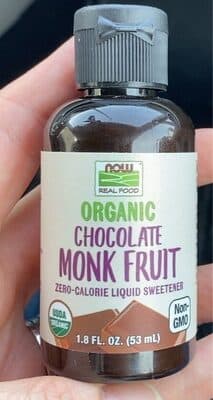 CHOCOLATE MONK FRUIT ORGANIC ZERO-CALORIE LIQUID SWEETENER, CHOCOLATE MONK FRUIT