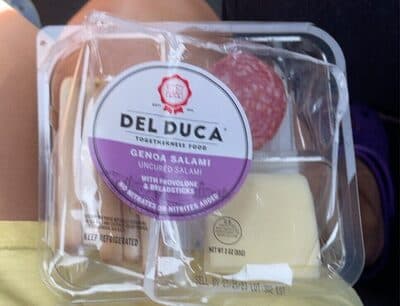 GENOA SALAME PROVOLONE CHEESE & BREADSTICKS