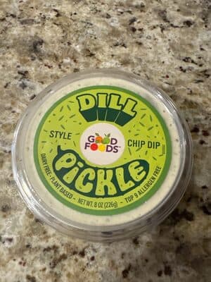 DILL PICKLE FLAVORED CHIP DIP, DILL PICKLE