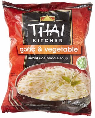GARLIC & VEGETABLE INSTANT RICE NOODLE SOUP