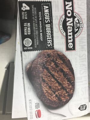 100% ANGUS BEEF BURGERS, ANGUS BEEF