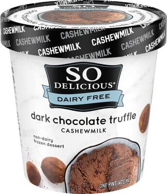 DARK CHOCOLATE TRUFFLE CASHEWMILK NON-DAIRY FROZEN DESSERT, DARK CHOCOLATE TRUFFLE