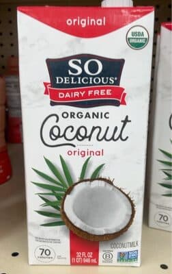 COCONUT MILK BEVERAGE