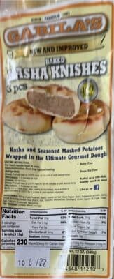 BAKED  KASHA KNISHES